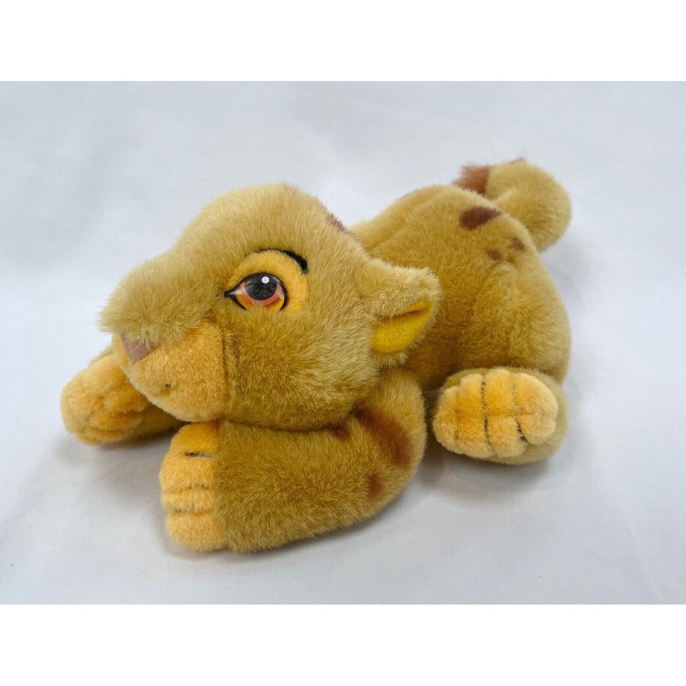 Disney Store Lion King Simba Cub Plush Stuffed Animal Pouncing